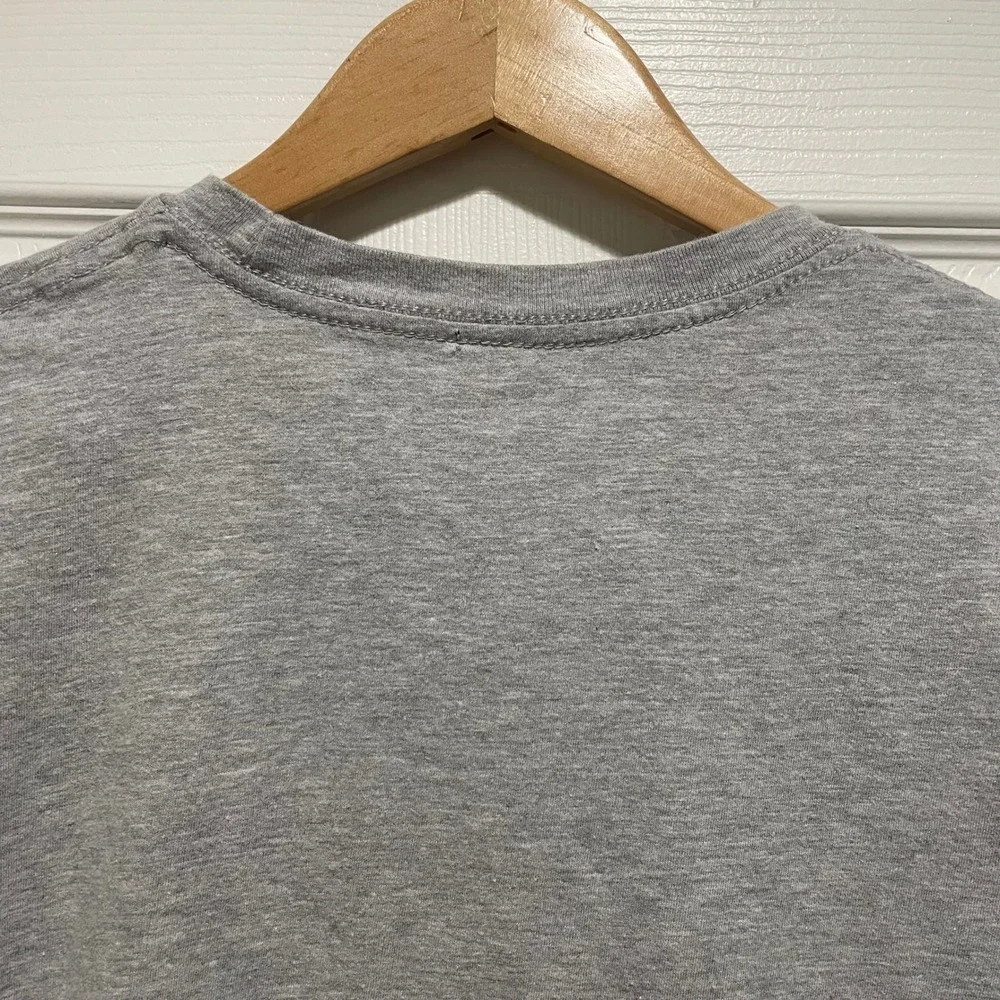 Mitchell & Ness Mens Chicago Cubs Spring Training T-Shirt XL Gray Cotton Blend